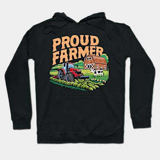 Proud Fermed | Farming love Hoodie